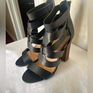 Steve Madden cage heels size 6 black